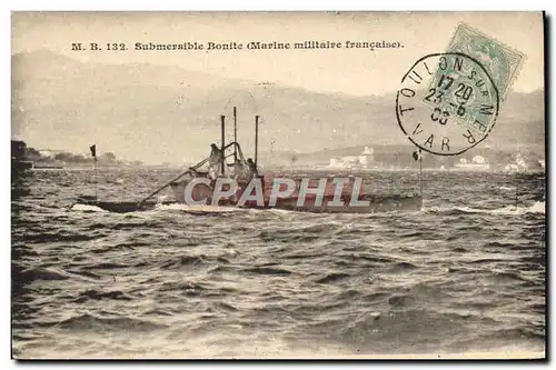 Cartes postales Bateau Submersible Bonite