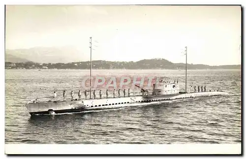 Cartes postales Bateau Sous marin