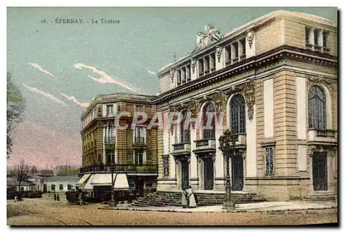 Cartes postales Theatre Epernay