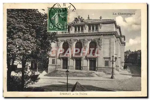 Cartes postales Theatre Epernay