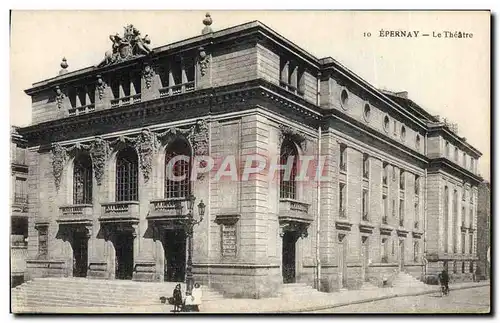 Cartes postales Theatre Epernay