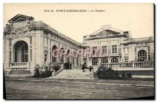 Ansichtskarte AK Fontainebleau Le Theatre