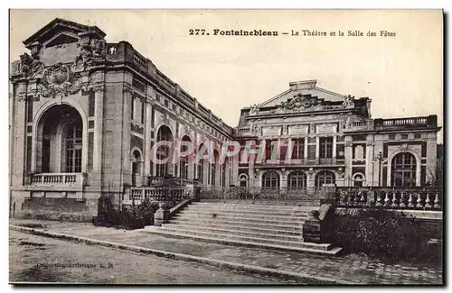 Cartes postales Fontainebleau Le Theatre