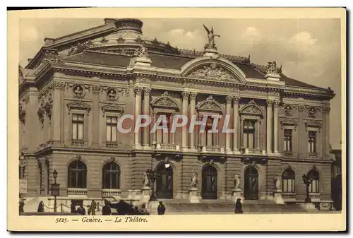 Cartes postales Theatre Geneve