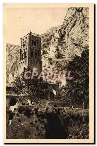 Cartes postales La Douce France Mounstiers Sainte Marie Le vieux clocher