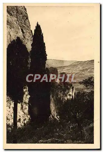 Cartes postales La Douce France Moustiers Sainte Marie Vue sur la vallee prise de la chapelle ND de Beauvoir