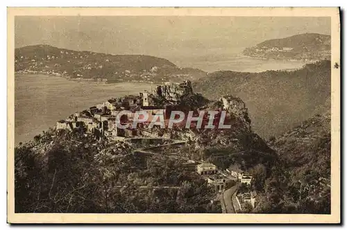 Cartes postales Cote D Azur Eze Vue generale