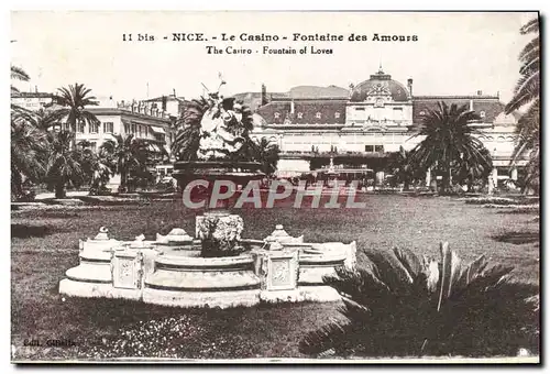 Cartes postales Nice Le Casino Fontaine Des Amourrs