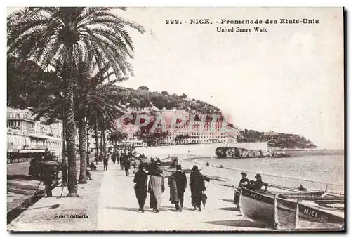 Cartes postales Nice Promenade Des Etats Unis