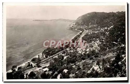 Cartes postales moderne Environs De Cap D&#39Ail Eze sur Mer Au fond la pointe St Hospice