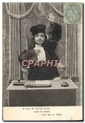 Cartes postales Justice Fantaisie Avocat Juge Enfants