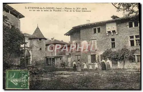 Cartes postales Justice Bandit Contrebandier St Etienne de Geoirs Maison ou est nee la mere de Mandrin
