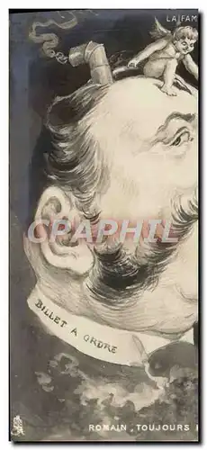 Cartes postales Justice La famille Humbert Billet a ordre Romain