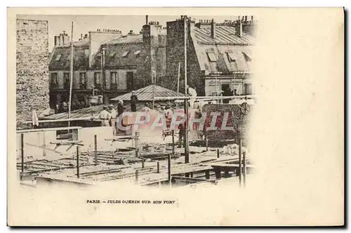 Cartes postales Justice Paris Jules Guerin sur son fort