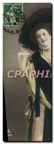 Cartes postales Mode Femme Coiffe Coiffure Chapeau