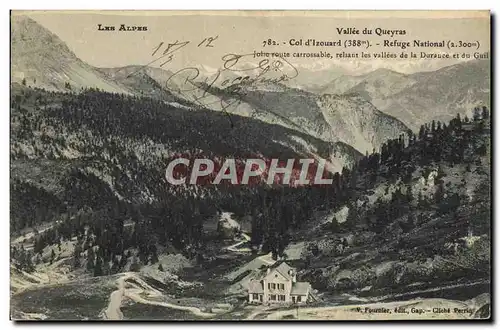 Ansichtskarte AK Alpinisme Vallee du Queyras Col d&#39Izouard refuge national