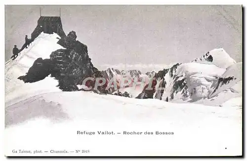 Ansichtskarte AK Alpinisme Refuge Vallot Rocher des Bosses
