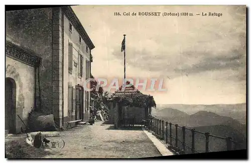 Cartes postales Alpinisme Col de Rousset Le refuge Drome