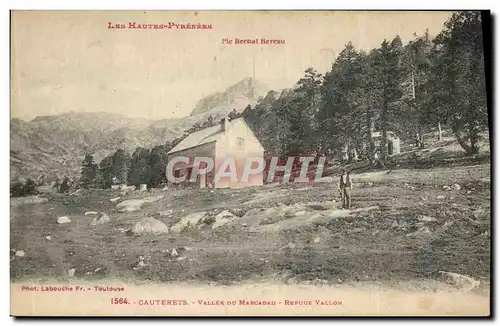 Cartes postales Alpinisme Cauterets Vallee du Marcadau Refuge Valon