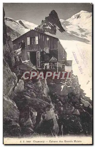 Ansichtskarte AK Alpinisme Chamonix Cabane des Grands Mulets