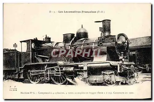 Cartes postales Train Locomotive Machine 6