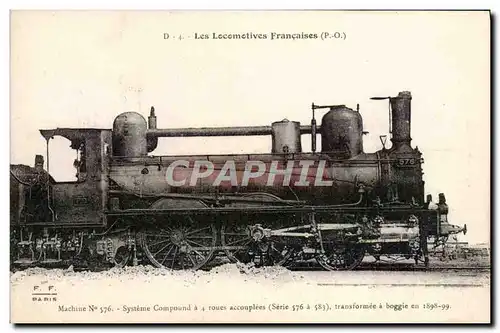 Cartes postales Train Locomotive Machine 576