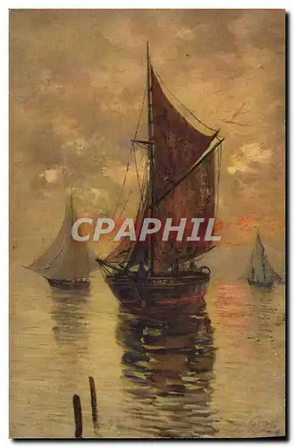 Cartes postales Bateau Voilier