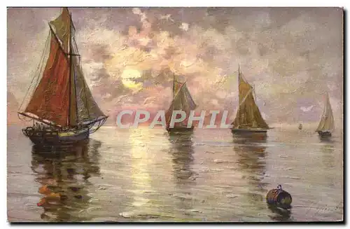 Cartes postales Bateau Voilier