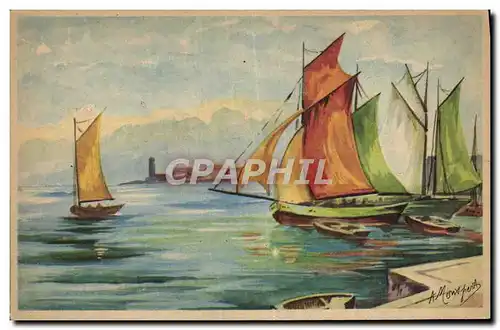 Cartes postales Bateau Voilier