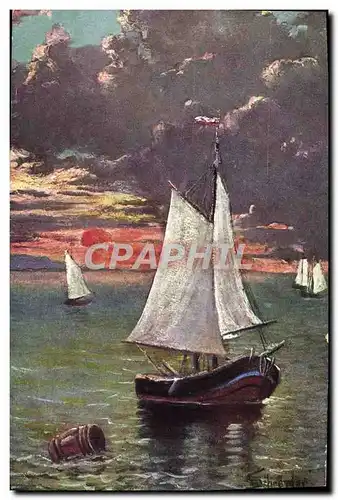 Cartes postales Bateau Voilier