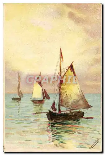 Cartes postales Bateau Voilier