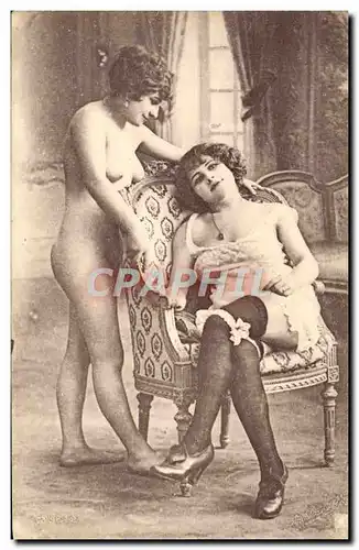 Ansichtskarte AK Femmes nu erotique