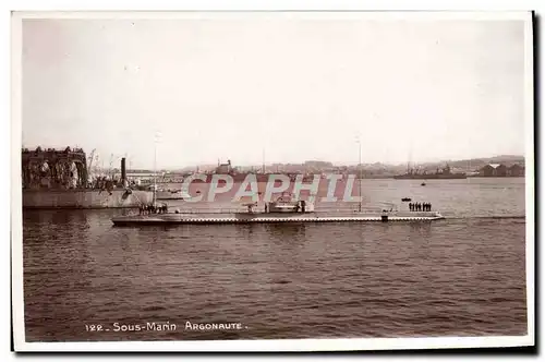 Ansichtskarte AK Bateau de guerre Sous-marin Argonaute