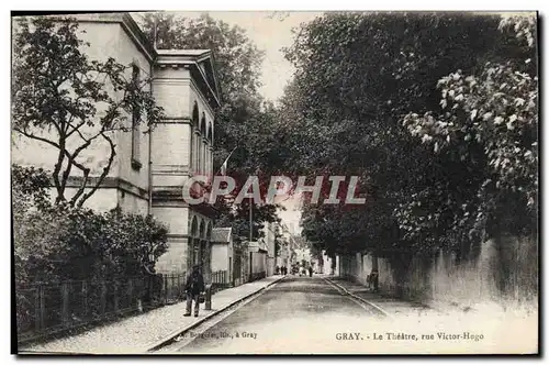 Cartes postales Gray Le theatre Rue Victor Hugo