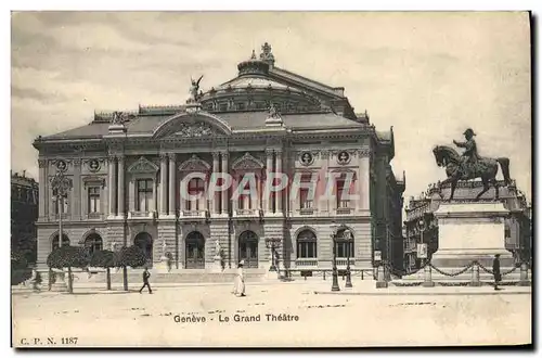 Cartes postales Geneve Le grand theatre