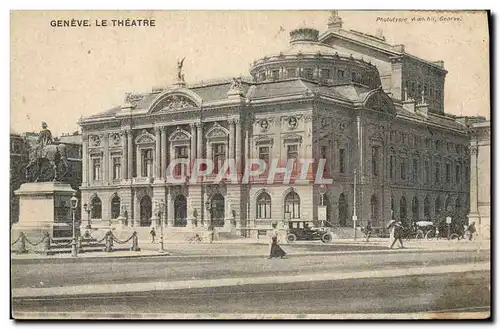 Cartes postales Le theatre Geneve