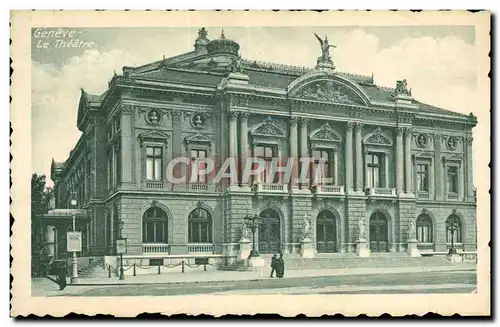 Cartes postales Le theatre Geneve