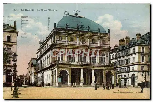 Cartes postales Le grand theatre Le Havre