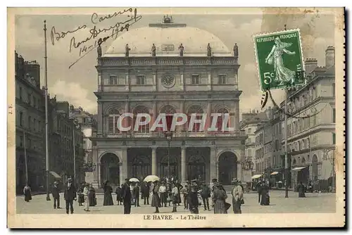 Cartes postales Le theatre Le Havre