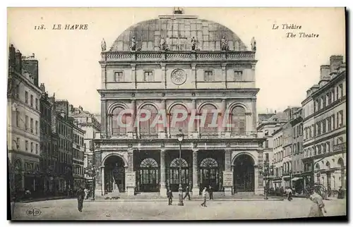 Cartes postales Le theatre Le Havre