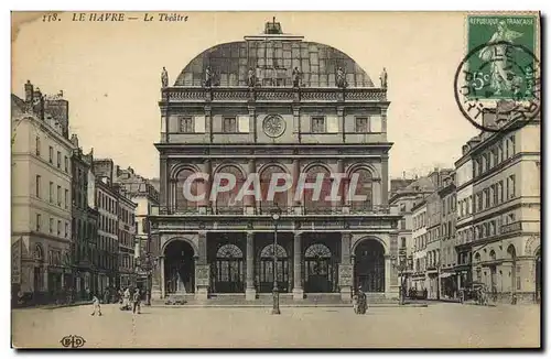 Cartes postales Le theatre Le Havre