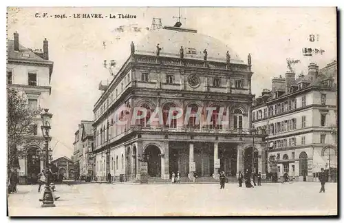 Cartes postales Le theatre Le Havre