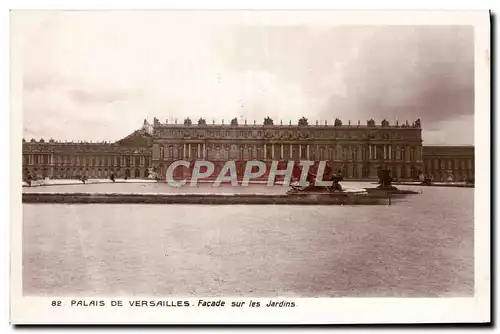 Ansichtskarte AK Palais De Versailles Facade sur les Jardins