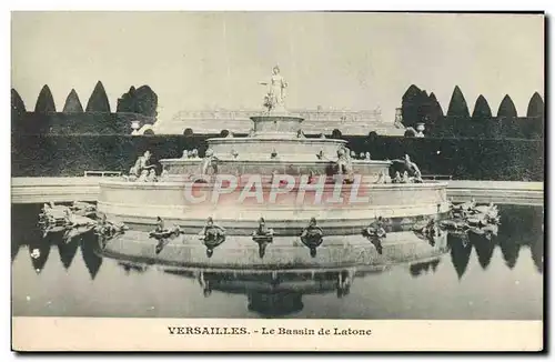 Ansichtskarte AK Palais De Versailles Le bassin de Latone