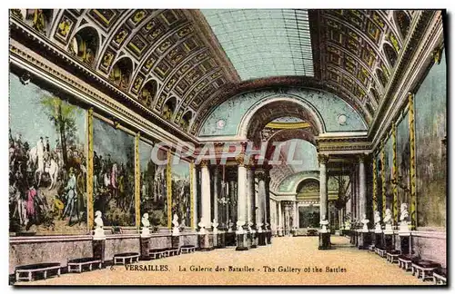 Cartes postales Palais De Versailles La galerie des batailles