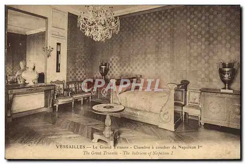 Ansichtskarte AK Versailles Le Grand Trianon Chambre a Coucher de Napoleon 1er