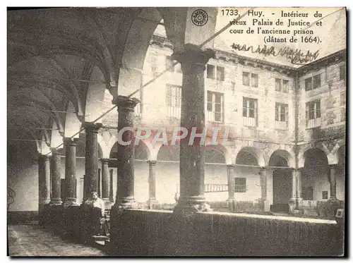 Cartes postales Huy Interieur du vieux palais de justice et cour de l&#39ancienne prison