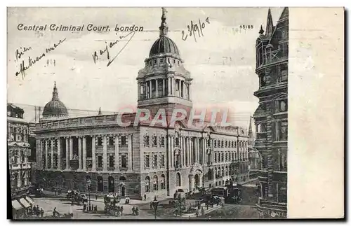 Cartes postales London Prison Central criminal court