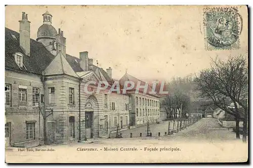 Cartes postales Prison Clairvaux Maison centrale Facade principale