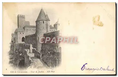 Cartes postales Prison Cite de Carcassonne Tour de justice